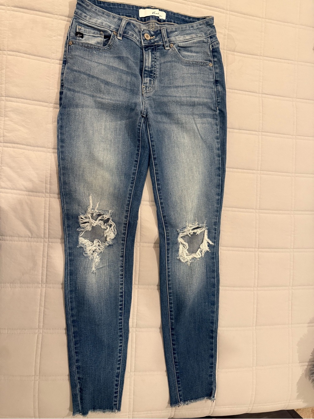 KanCan Light Blue Distressed Skinny Jeans